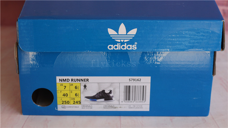 Real Boost Adidas NMD R1 PK Black and Blue